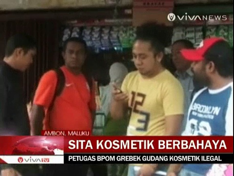 Petugas Gabungan BPOM Ambon Gerebek Gudang Penyimpanan Kosmetik Ilegal