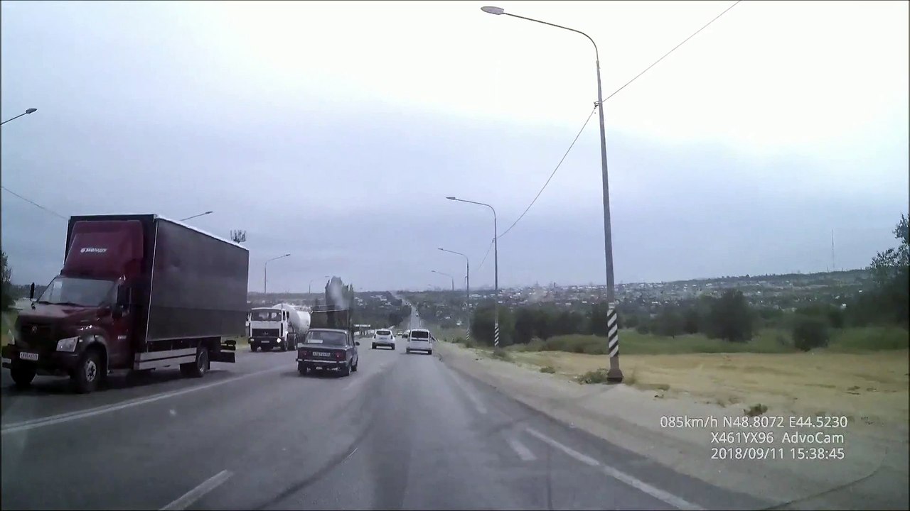 Un face à face en voiture a un effet choc