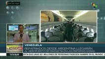 Venezuela: 86 ciudadanos regresarán desde Argentina este miércoles