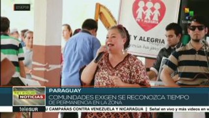Paraguay: comunidades reiteran su derecho a permanecer en sus tierras