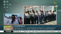 Guatemala: indígenas y campesinos exigen renuncia de Jimmy Morales