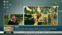 Perú: cientos de organizaciones confirman asistencia a protesta de hoy