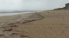 Hurricane Florence Kicks Up Waves on Outer Banks