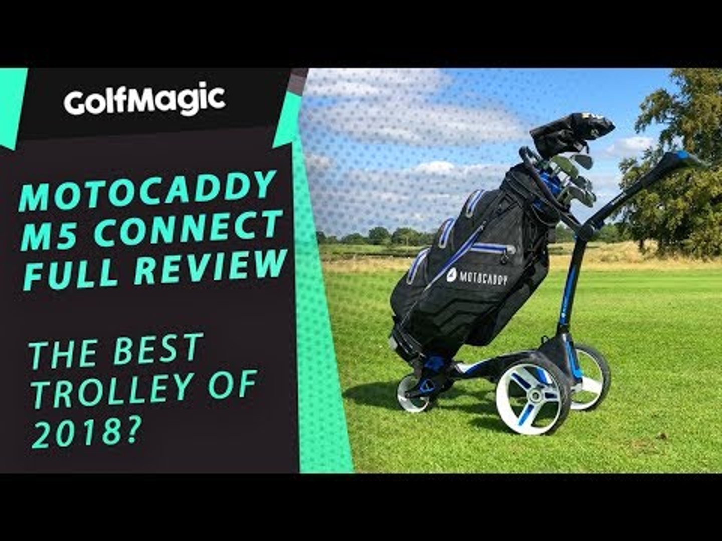 Motocaddy M5 CONNECT Electric Golf Trolley | FULL REVIEW - video Dailymotion
