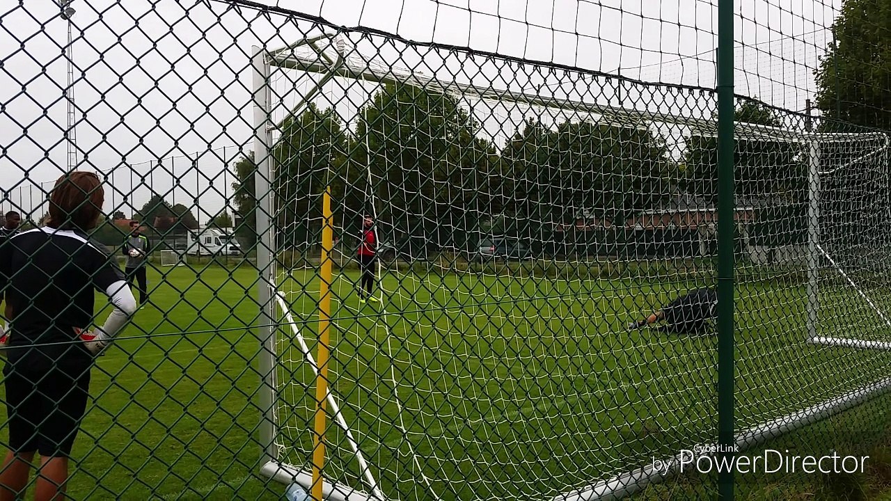 Entraînement de Logan Bailly en U21