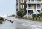 Water Rushes Into North Carolina Beach Town as Hurricane Closes In