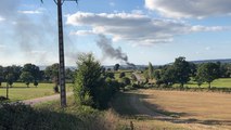 Un camion citerne prend feu près de Vire