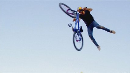 Concours de cascades en moutainbike