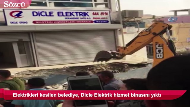 DEDAŞ'a belediye şoku! Önce yıktı sonra mühürledi