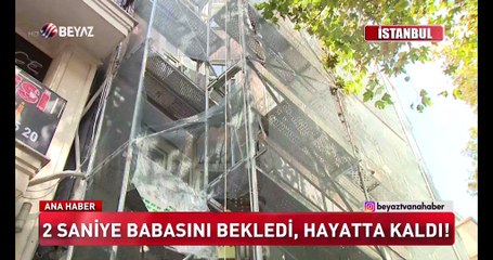 Babasını bekledi hayatta kaldı