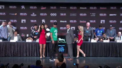 Jaime Munguia Brandon Cook face-off