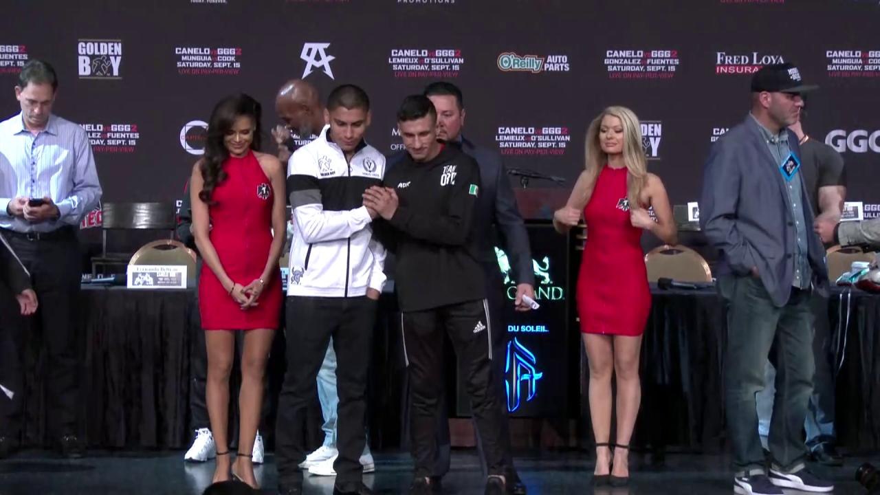 CANELO VS. GGG 2 UNDERCARD PRESS CONFERENCE