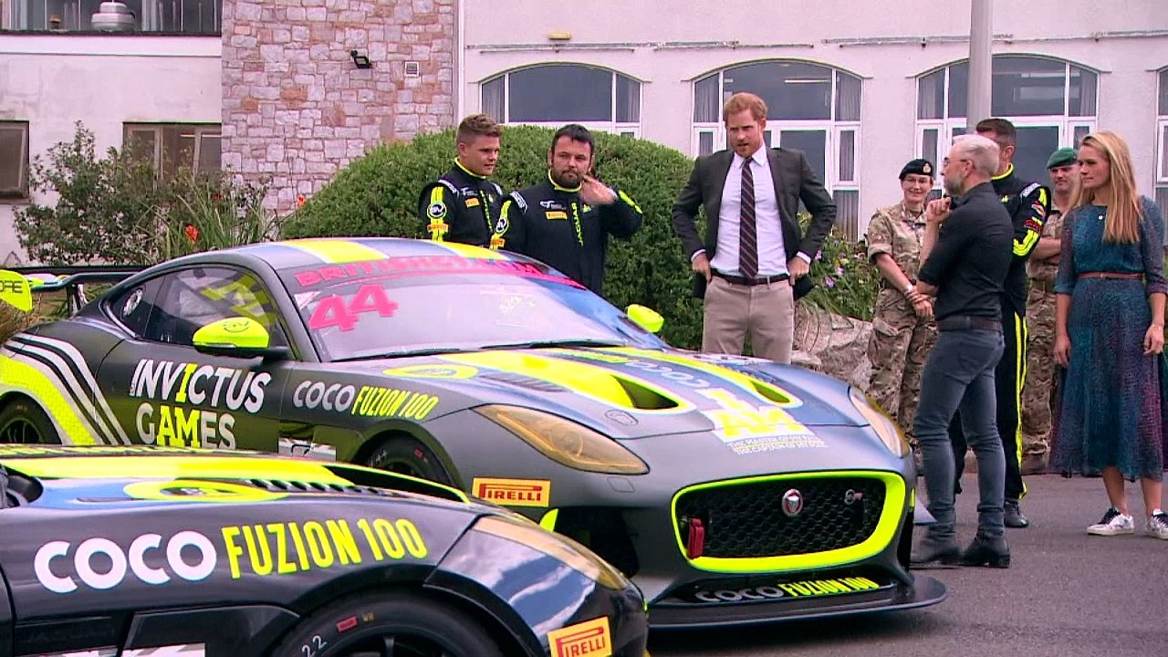 Prince Harry visits Royal Marines Commando Training Centre