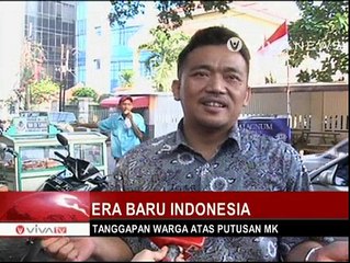 Tanggapan Warga Atas Putusan MK