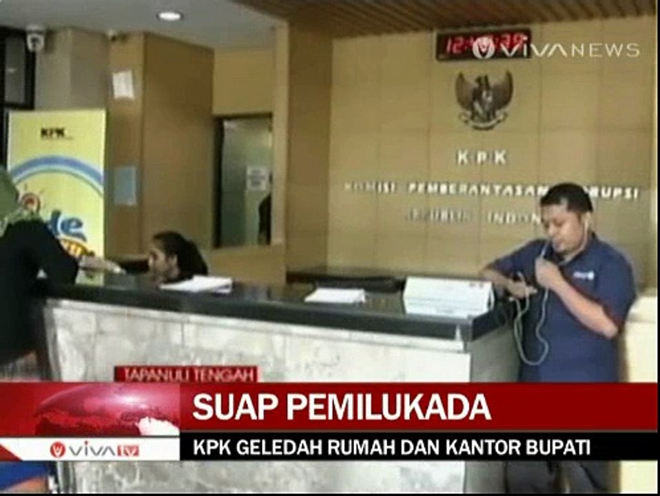KPK Tetapkan Bupati Tapanuli Tengah Sebagai Tersangka Suap
