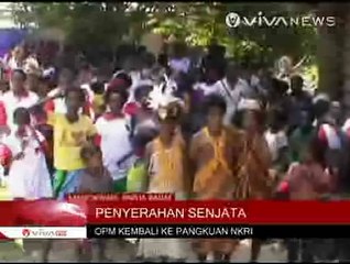 Anggota OPM Manokwari Resmi Gabung NKRI