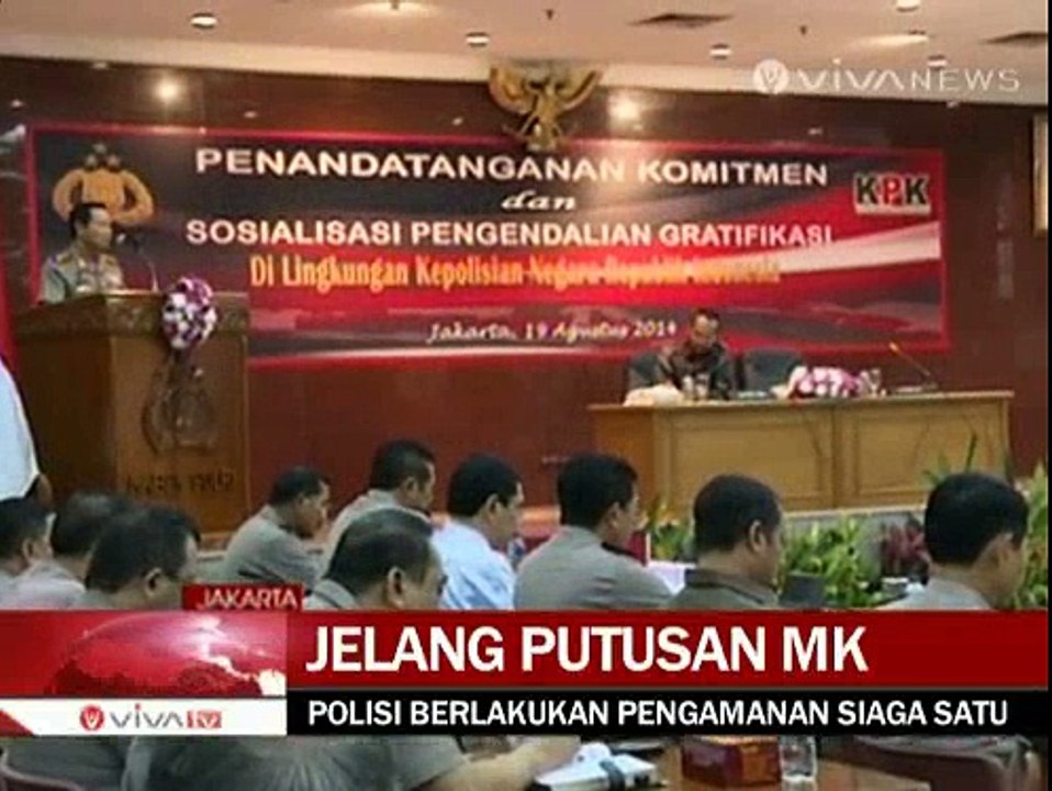 Polisi Berlakukan Pengamanan Siaga 1 Jelang Putusan MK Soal Pilpres