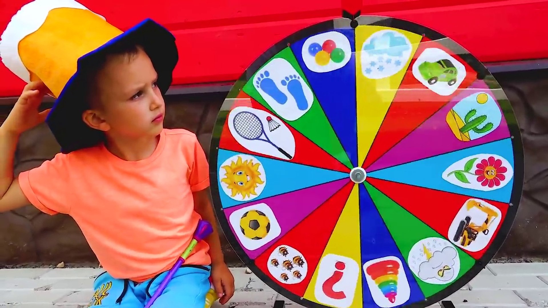 Funny kids Pretend play with Magic wheel Video for children from Vlad and  Nikita - video Dailymotion