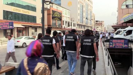 Hava destekli narkotik uygulaması - DİYARBAKIR