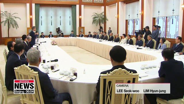 Developing inter-Korean relations and bringing talks between N. Korea and U.S; goals for summit: Presient Moon