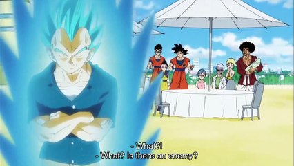 Dragon Ball Super - Vegeta got mad when Satan & Yamcha both made Bulla cry!
