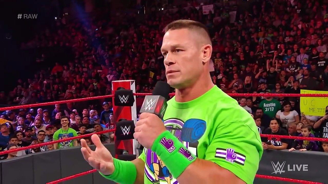 John Cena addresses dream match against The Undertaker at WrestleMania: Raw, Feb. 26, 2018