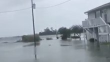 Hurricane Florence Floods Bogue Sound Homes in North Carolina