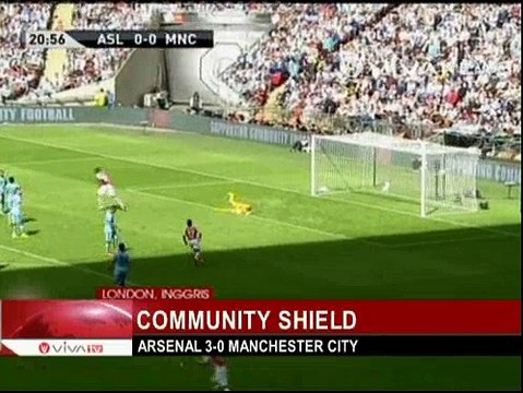 Hajar ManCity 3-0, Arsenal Juara Community Shield