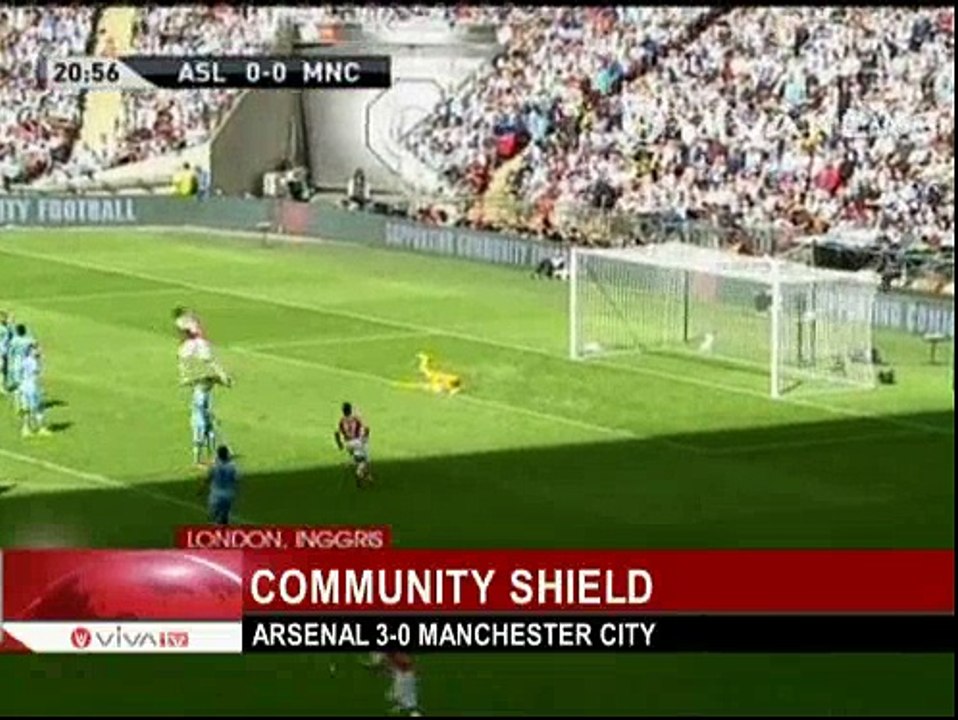 Hajar ManCity 3-0, Arsenal Juara Community Shield