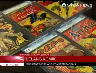 Komik Langka Karya Bob Kane Segera Dilelang