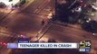 Teenage girl killed in overnight crash in Phoenix