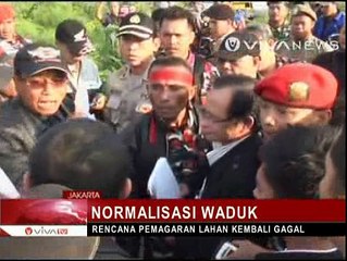 Pemagaran Lahan Waduk Ria Rio Kembali Gagal