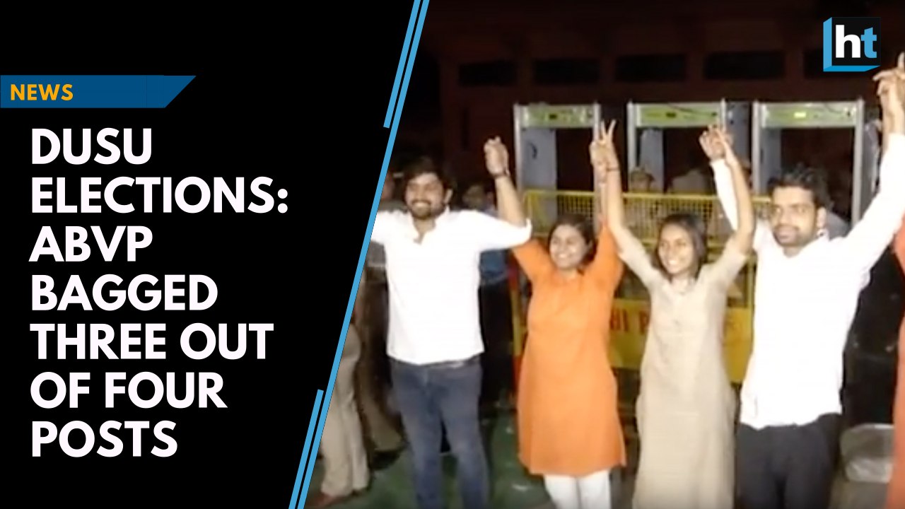 ABVP bagged three out of four posts of DUSU