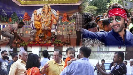 Kapoor family get emotional during Ganpati Celebrations at RK Studio; Watch this video | FilmiBeat