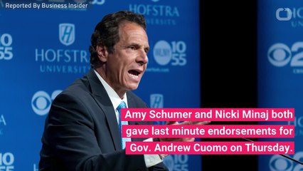 Nicki Minaj And Amy Schumer Give Last Minute Endorsements For Gov. Cuomo
