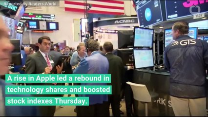 Apple Leads Wall St Higher As Trade Worries Ease