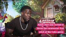 Kevin Hart Throws Ceremonial First Pitch At Cubs Game