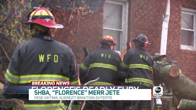 ShBA uragani “Florence” shkakton pesë viktima - News, Lajme - Vizion Plus