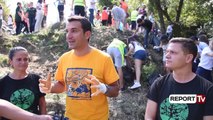Report TV - Goma e hekurishte/ Aksion pastrimi në Tiranë, vullnetarët i bashkohen bashkisë