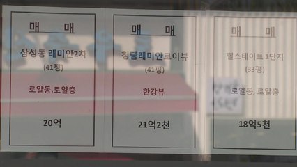 "집값 담합 처벌 검토"...신규 매물 실종 / YTN