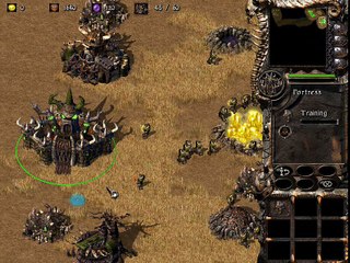 킹덤언더파이어 밤워링 vs 다엘  starcraft clone RTS Real Time Strategy