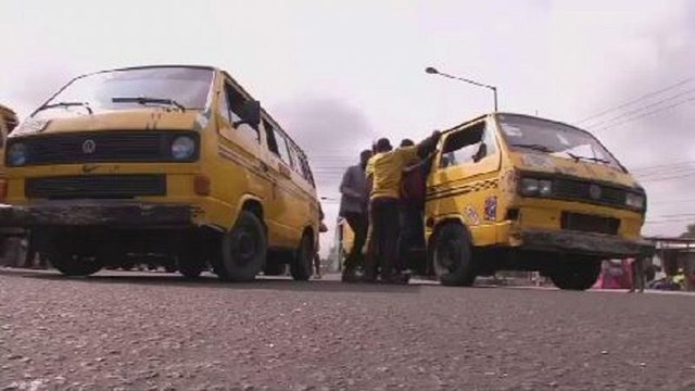 Nigerian artists draw inspiration from chaotic transport system