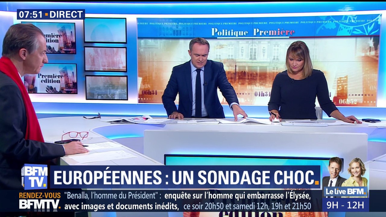 L’édito de Christophe Barbier: Un sondage choc aux Européennes
