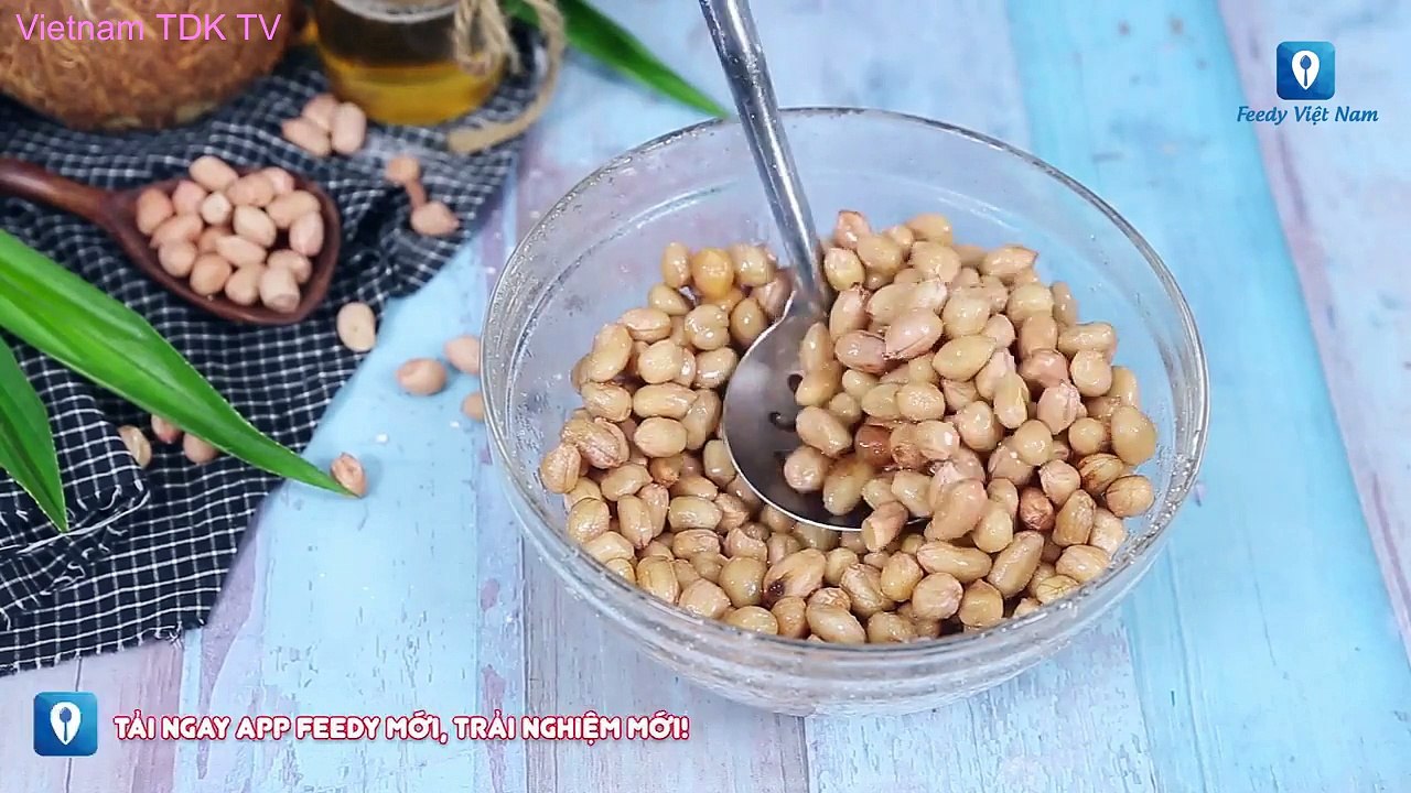 Hướng dẫn cách làm món ĐẬU PHỘNG LẮC PHÔ MAI | Vietnam TDK TV