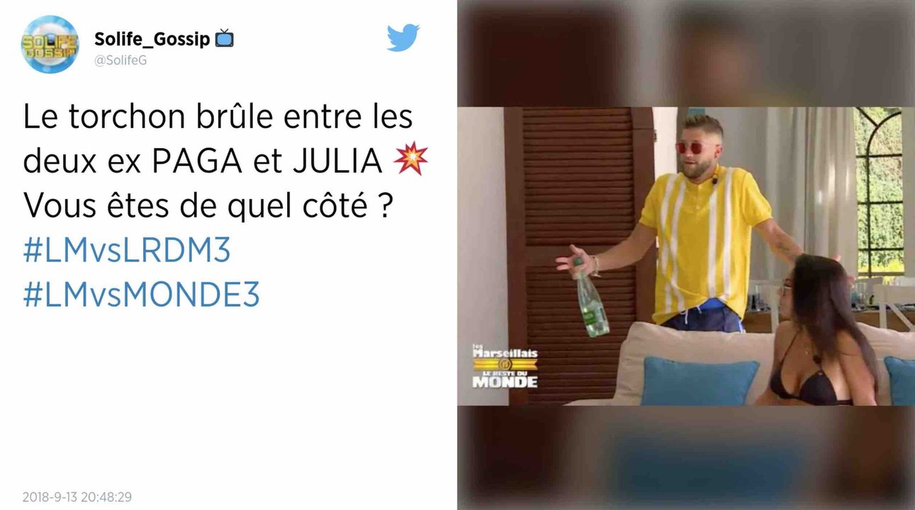 Les Marseillais vs le reste du Monde 3 : Grosse dispute entre Julia et Paga !