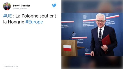 La Hongrie d'Orban mis en cause par le  parlement Européen.