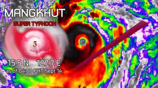 Typhoon Mangkhut stronger again - 4am PHT Sept 14, 2018