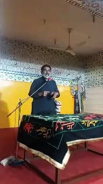 Zakir Syed Sammar Abbas Naqvi (Phalia), 02 Muharram, 1440 Hijri Bharthanwala