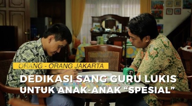 Dedikasi Guru Lukis Anak Spesial