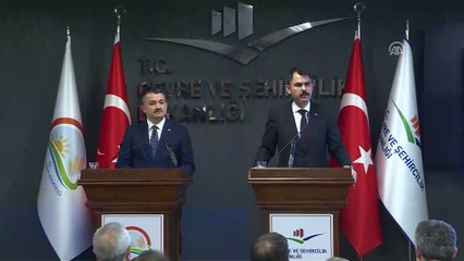 Bakan Kurum: 'Apartman yapmak için yapmıyoruz, tarımı desteklemek adına bunu yapıyoruz' - ANKARA